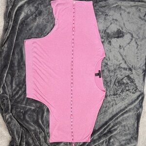 INC International Concepts Vibrant Pink Short Sleeve Top